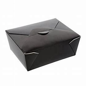 TAKE-OUT BOX #8 BLACK 200PCS