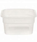CamSquare® FreshPro Food Container, 1/2 qt., 4-22/25"L x 4-22/25"W x 2-1/26"H, polypropylene, dishwasher safe, resists stains & odors, translucent, NSF