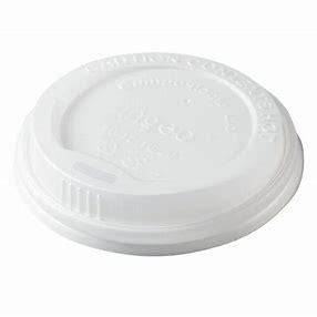 COFFEE CUP LID - WHITE - DOME - 10-20OZ - 20 X 50PCSPCS