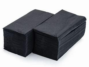 NAPKIN DINNER 2-PLY BLACK 480PCS