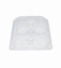 CONTAINER HINGED CLEAR MEDIUM MUFFIN 4-PACK 500PCS