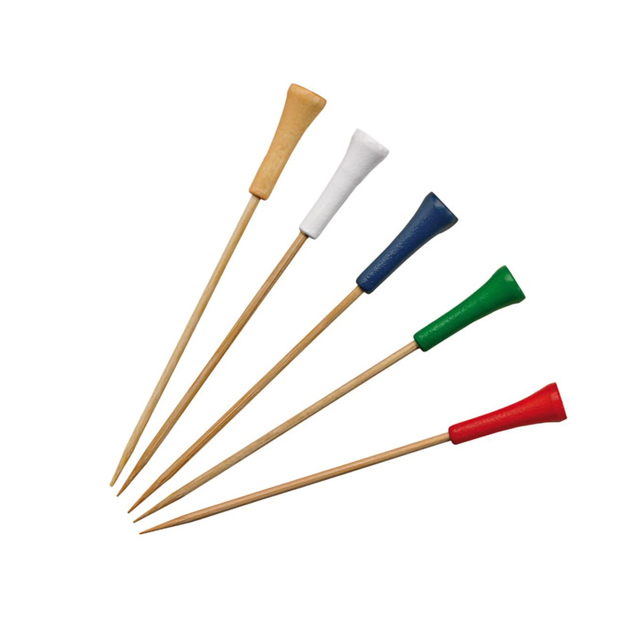BAMBOO GOLF TEE SKEWERS 10X100PCS