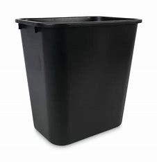 WASTE BASKET 7-GAL BLACK