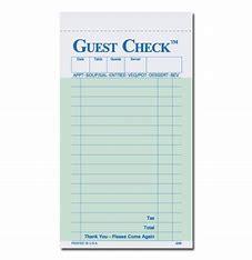 GUEST CHECKS 2COPY 10CT