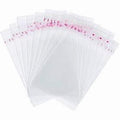 CLEAR CELLO BAGS WITH SELF SEAL 1000PCS