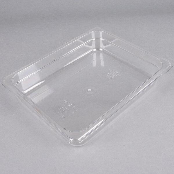 CAMWEAR FOOD PAN 1/2 SIZE 2-1/2" CLEAR