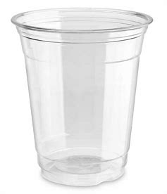 PLASTIC CUP PET 12OZ 1000PCS