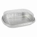 ENTREE CONTAINER WITH LID SILVER 52OZ 50EA
