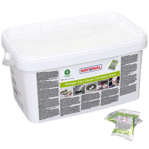 DETERGENT TABS ACTIVE GREEN FOR RATIONAL ICOMBI 150/BUCKET
