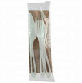 CUTLERY KIT COMPOSTABLE HEAVY K,F,,S,N WRAPPED 500PCS