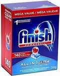 FINISH POWERBALL DISHWASHER DETERGENT, 140PCS