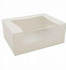 CAKE BOX 9X7X3.5 WITH WINDOW 200PCS