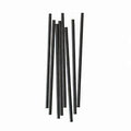 STRAW PAPER MILKSHAKE 8" BLACK UNWRAPPED 8 X 250PCS