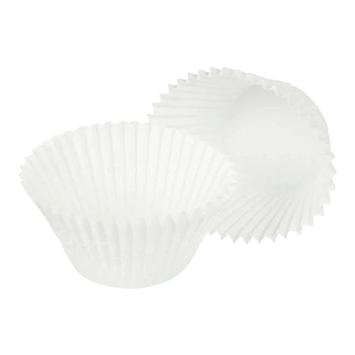 BAKING CUPS WHITE 2-1/2IN - 1000 PCS