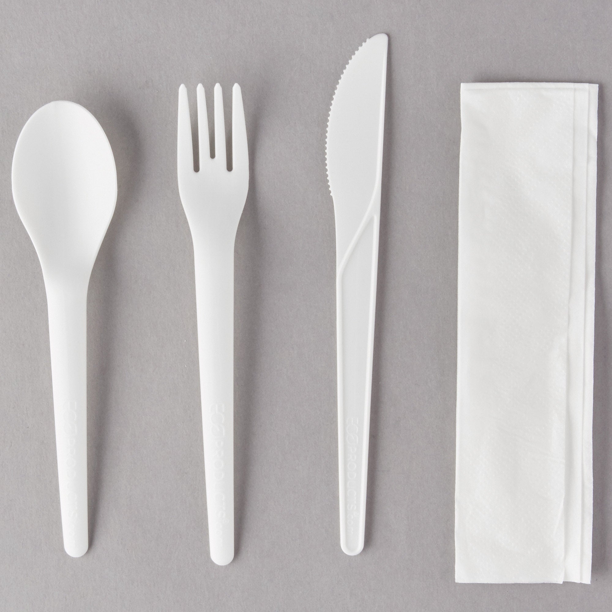 COMPOSTABLE CUTLERY KITS - 500 SETS