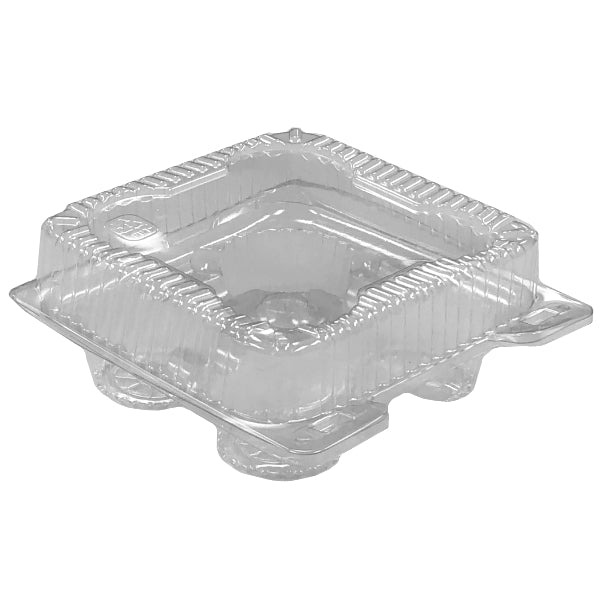 Hinged Container Plastic - Muffin 4 Pack - 500 Pcs