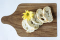 MEAT / CHEESE BOARD WITH HANDLE - WOOD / MARBLE - 160 PCS