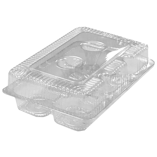 Hinged Container Plastic - Muffin - 8 x 6 - 500 Pcs