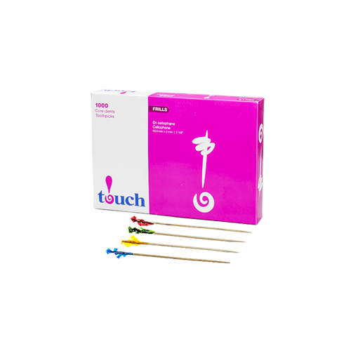 TOOTHPICK FRILLED 3" - 1000PCS