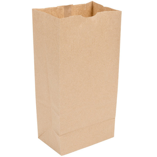PAPER BAGS - KRAFT - 8lb - 500 pcs