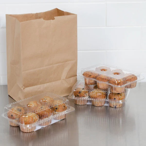 PAPER BAGS - KRAFT - 10x6.75x14 - 500 pcs