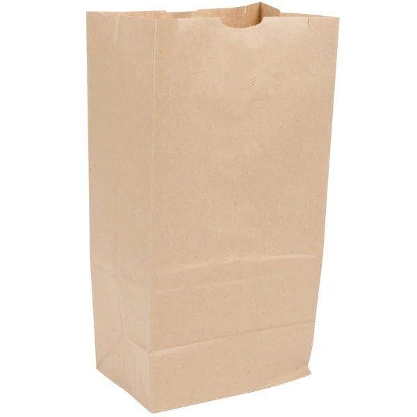 PAPER BAGS - KRAFT - 20lb - 500 pcs