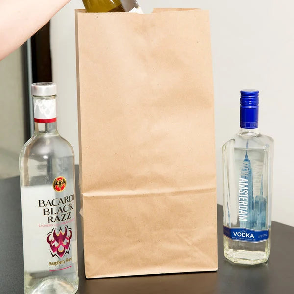 PAPER BAGS - KRAFT - 20lb - 500 pcs