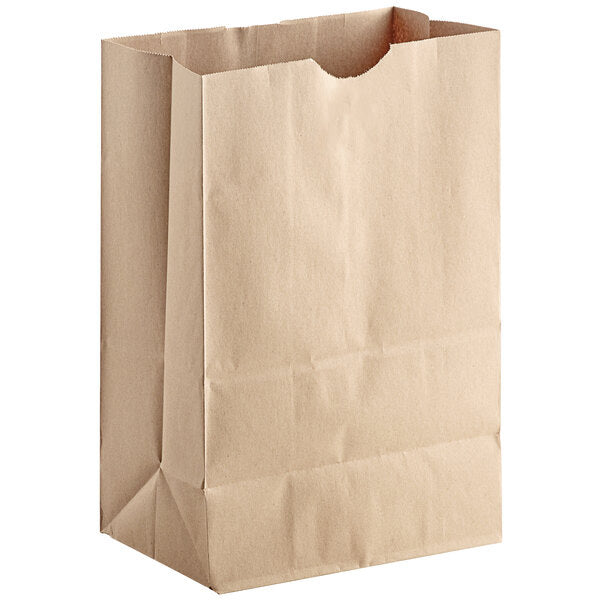 PAPER BAGS - KRAFT - 12x7x17 - 500 pcs