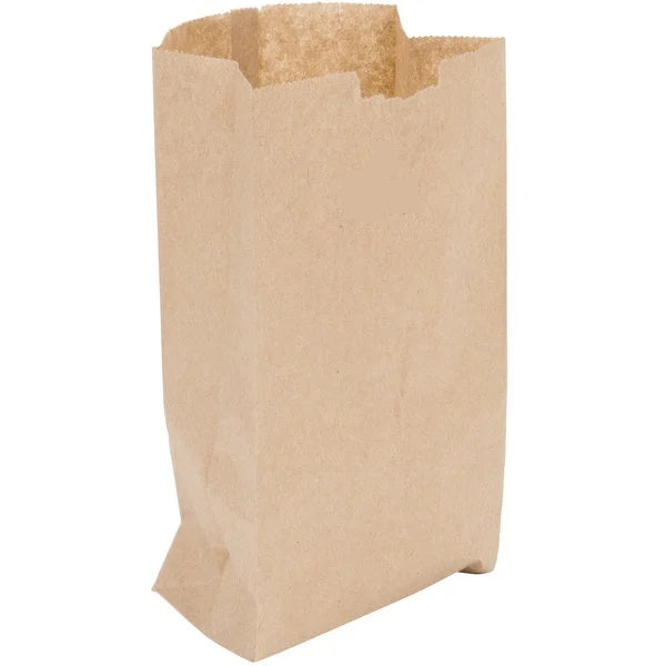 PAPER BAGS - KRAFT - 2lb - 500 pcs