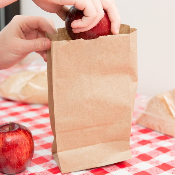 PAPER BAGS - KRAFT - 3lb - 500 pcs