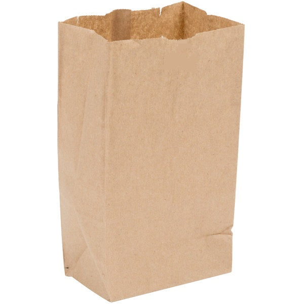 PAPER BAGS - KRAFT - 3lb - 500 pcs