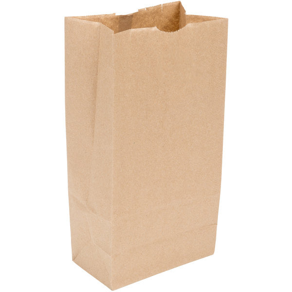 PAPER BAGS - KRAFT - 5lb - 500 pcs